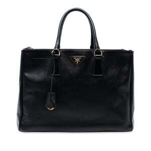 Double Zip Lux Tote Saffiano Leather #221343P99B